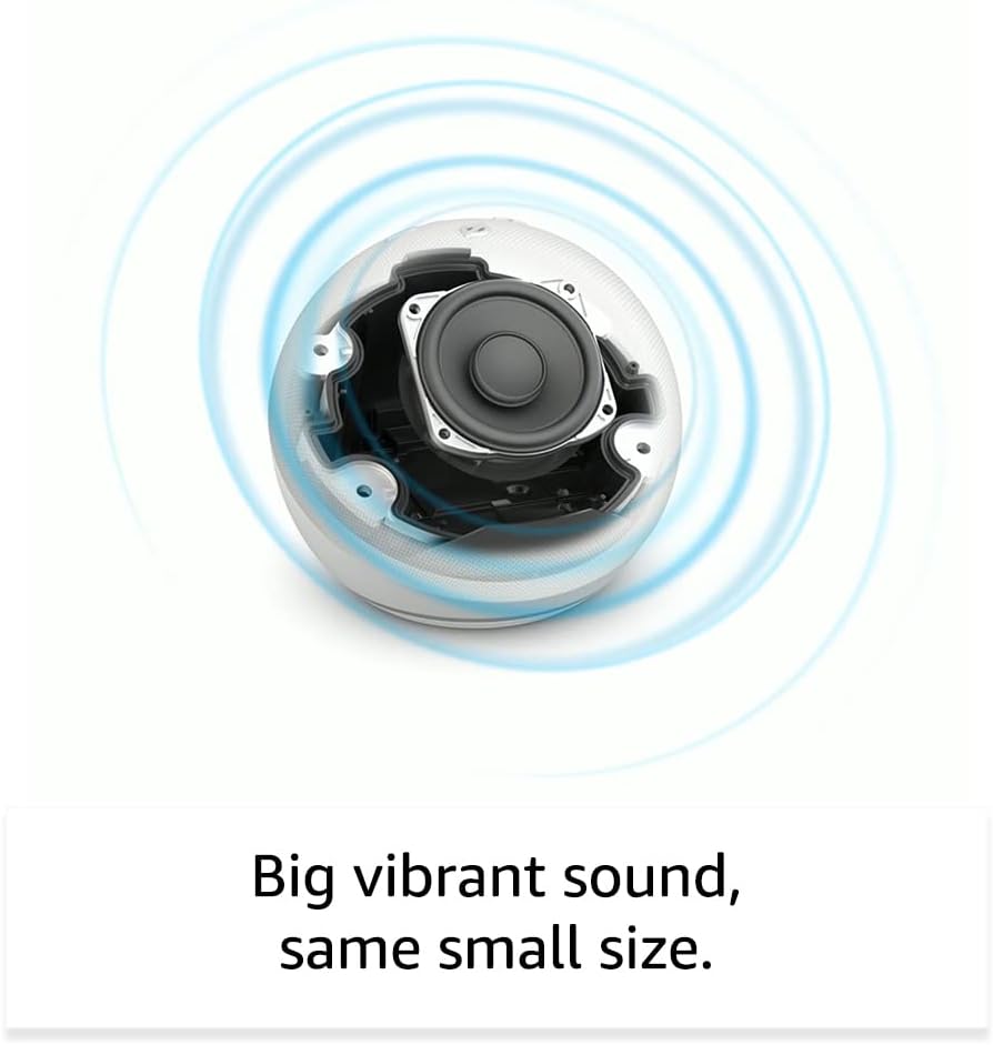 This image features a graphical representation of a speaker emitting sound waves, highlighting the concept of 